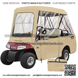 Greenline 2 Over 4 Passenger Golf Cart Enclosure by Eevelle (68" L x 48" W x 64" H)