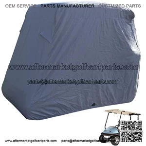4 Seater Golf Cart Cover roof 80" L (Grey, Taupe, or Green), Fits E Z GO, and Yamaha G Model - Fits GEM e2