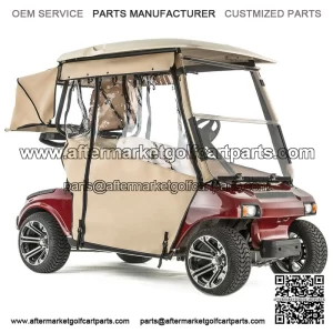 3-Sided Track Style Golf Cart Enclosure for Club Car DS 2000 1/2-up (Choose Color)