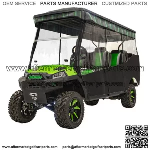 Yamaha DRIVE/G29 Red Dot 3-Sided Stock Enclosure & Solid Valance for Triple Track 120" Top