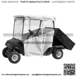 EZGO TXT 4-Passenger 3-Sided Over-The-Top Enclosure