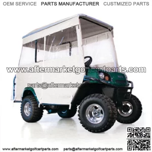 EZGO L4/S4 3-Sided Track Style Enclosure W/Factory Top