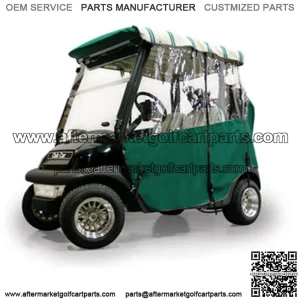 Forest Green 3-Sided Custom Over-The-Top Enclosure (Fits all Carts!)