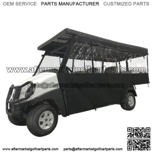 Red Dot 3-Sided Track Style Enclosure (Fits All Carts!)