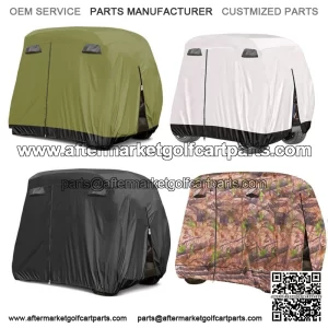4 Passenger Golf Cart Cover for YAMAHA EZGO Club Car Cart Enclosure Waterproof