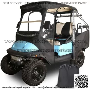 4 Passenger 600D Golf Cart Enclosure Fit Club Car Precedent Windproof Waterproof