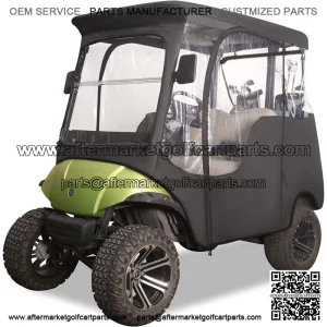 2 Passenger Golf Cart Enclosure for Yamaha G14 G22 G29 Waterproof Driving Cover