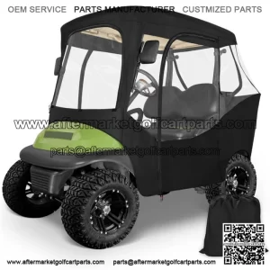 2 Passenger Golf Cart Enclosures for Club Car DS Precedent, 600D Driving Cover