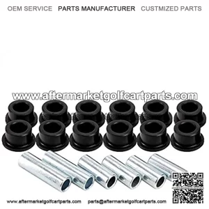 Front Upper A Arm Suspension for Club Car DS Gas Electric Golf Cart, Bushing and Sleeve Kit 1016346 1016349 1016350