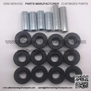 Dr.Acces Club Car DS Front or Rear Leaf Spring& Front Upper A Arm Suspension for Club Car DS Golf Cart,Bushing and Sleeve Kit