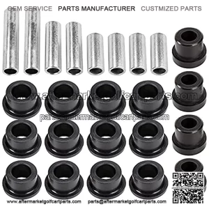 Front Lower Spring + Front Upper A Arm Suspension for Golf Cart Club Car DS Bushing Kits, Replace 1016346, 1016349, 1016350, 1012303, 105583