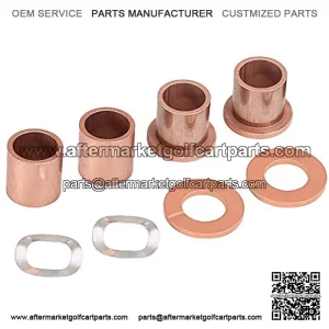 Golf Cart Upper/Lower Spindle Bronze Bushing Bushing Fits Club Car DS 1981 Up,Replace OEM 8067, 7048, 1010150, 101638