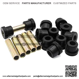 2 Set Rear Leaf Spring for Club Car DS Gas Electric Golf Cart Bushing and Sleeve Kit, 1015583 1012303 1992 Up