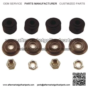 (2 Golf Cart Shock Absorber Bushing Kits Fits Club Car (1982+) DS and Precedent Two Front/Rear Stud, Replaces OEM# 1011415