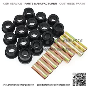 New Bushing Kit Replacement for Bushings Front or Rear Leaf Spring& Front Upper A Arm Suspension for Golf Cart Bushing and Sleeve Kit 1992 and up Models