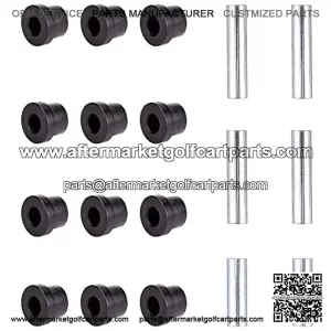 Golf Cart Complete Bushing Sleeve kit for Precedent 2004-up Rear Leaf Springs & Shackles, Replace OEM# 102506601 102506301 102506401