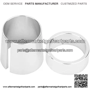 1in Tapered Drive Clutch Shaft Adapter Connector Silver Aluminum Fit for Most Gas Golf Cart Factory and After Market Clutches