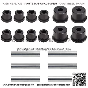 Golf Cart Rear Leaf Spring Spacer Flanged Bushing Kit for RXV 2008-up Gas and Electric, 16pcs/Set