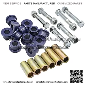 Front or Rear Leaf Spring& Front Upper A Arm Suspension for Club Car DS Golf Cart,Bushing and Sleeve & Screw Kit