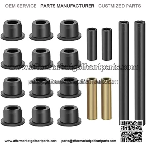Golf cart Bushing and Sleeve Kits, Bushing Kit Front Lower Spring & Front Upper A-Arm Susp for Club Car Precedent Bushings and Sleeve Kit 102289901