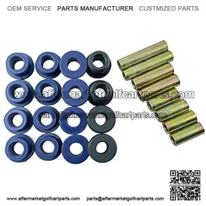 Golf Cart Front or Rear Leaf Spring & Front Upper A Arm Suspension,Bushing and Sleeve Kit fit Club Car DS Models Gas & Electric 1981 + UPClub Car DS and TXT 1994-UP