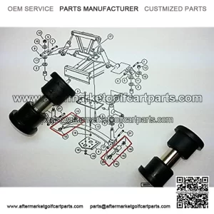 Club Car Front Leaf Spring Bushing Kit Fits Club Car DS Golf Cart 1981 up