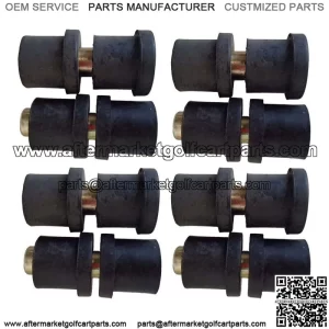 Four (4) Rear Leaf Spring Bushing & Sleeve Set for Club Car Precedent Golf Carts