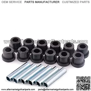 Rear Leaf Spring Bushing & Sleeves Kits for Club Car DS Golf Cart 1981-up & EZGO TXT/Medalist 1994-up