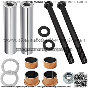 Golf Cart Spindle Bushings Kit fit EZGO RXV 2008-UP & EZGO TXT/PDS 2001-UP, Bushing Spindle, King Pin Tubes, ClCopper Sleeves Kit, OEM#70648-G01 70749G01 70745G01