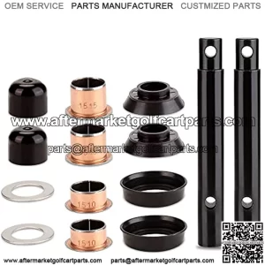 Golf Cart Yamaha King Pin and Bushing Kit Fits Yamaha(G&E) G2/G8/G11/G14/G16/G19/G20 Yamaha Steering Knuckle Kingpin and Bushing Kit OEM #J55-F3516-00, J38-23528-00,J38-23527-00
