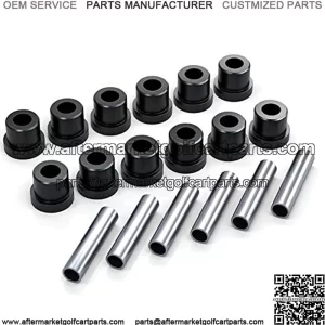 Rear Leaf Spring Bushing & Sleeves Kits for Club Car DS Golf Cart 1981-up & EZGO TXT/Medalist 1994-up, Replaces OEM 70289-G02 70291-G01 1012303 1015583