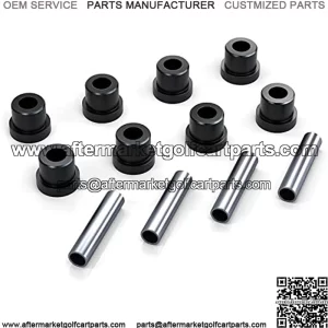 Golf Cart Rear Leaf Spring Bushing Kit for EZGO TXT/Medalist 1994-up Gas/Electric, Club Car DS 1992-up, 8 Bushings 4 Metal Spacers
