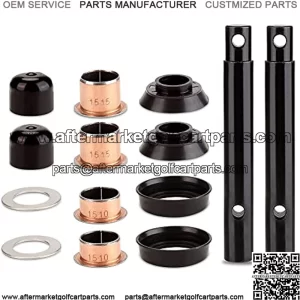 Golf Cart Yamaha King Pin and Bushing Kit Fits Yamaha(G&E) G2/G8/G11/G14/G16/G19/G20 Yamaha Steering Knuckle Kingpin and Bushing Kit OEM #J55-F3516-00, J38-23528-00,J38-23527-00