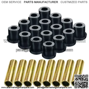 Golf Cart Bushing Kit Front Rear Leaf Spring Bushing Kit for Club Car DS 1981-Up
