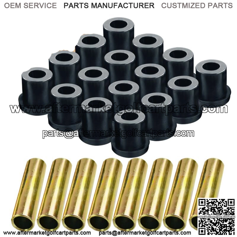 Golf Cart Bushing Kit Front Rear Leaf Spring Bushing Kit for Club Car DS 1981-Up