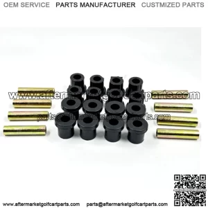 Golf Cart Front Rear Leaf Spring Bushing Kit (16+8) For Club Car DS 1981+