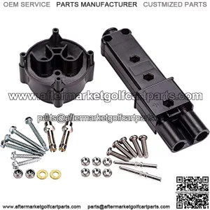 48 Volt MAC DC Charger Handle Plug and Receptacle Kit for Yamaha G19 & G22 Electric Golf Cart, OEM# JR1-H235A-00 JR1-H6181-02-00