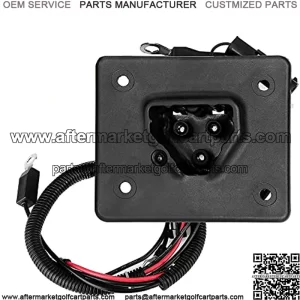 Golf Cart 48V Battery Charger Receptacle or Plug for EZGO RXV & TXT 2008-up Electric, EZGO 2Five 2010-up Delta-Q Charging Receptacle OEM# 602529