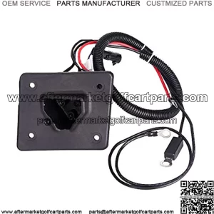 Golf Cart 48V Delta-Q Battery Charger Receptacle Fits EZGO RXV & TXT, OEM# 602529 611218 604321 8009