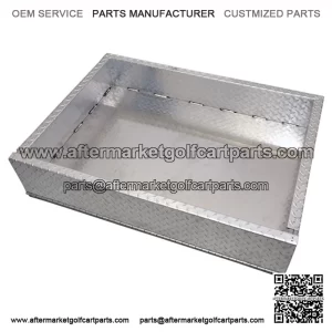 RXV Golf Cart Aluminum Diamond Plate Utility Box