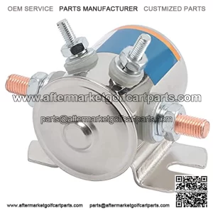 Max 300A Continuous Duty Solenoid Relay - JOYHO Nickel-Plating 12V DC Starter Solenoid for Golf Carts,Winch, Marine In Rush