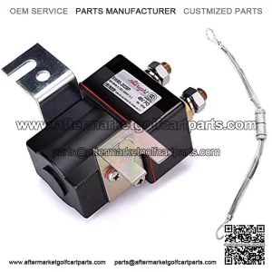 Club Car 48V 4 Terminal Solenoid Coil, 95-Up DS and 04-08 Precedent Golf Carts - 101908701 102774701, 5722 Suit(Solenoid and Resistor Assembly)