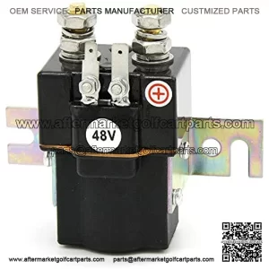 4 Terminal Solenoid Coil Club Car 48V fits for Club Car 1995-UP DS and 2004-2008 Precedent Golf Carts Solenoid and Resistor Assembly Replaces # 101908701 102774701, 5722