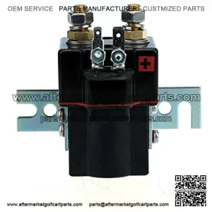 Golf Cart 48Volt Albright Solenoid, 4 Terminal Solenoid Coil Fits Club Car DS 1995-up, Club Car Precedent 2000-up