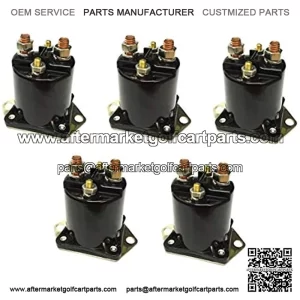 Authority LLC Club Car DS Electric Golf Cart 36 Volt Solenoid (1976-1998) | Set of 5