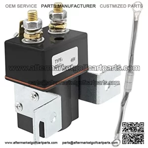 Club Car 48V, 4 Terminal Solenoid Coil for 95-Up DS and 04-08 Precedent Golf Carts-101908701 102774701,5722