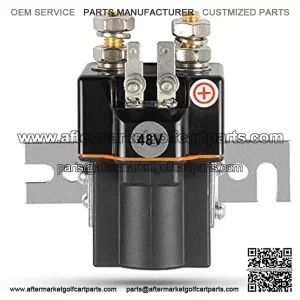 4 Terminal 48V Solenoid Coil Compatible with Club Car 1995-UP DS and 2004-2008 Precedent Golf Carts