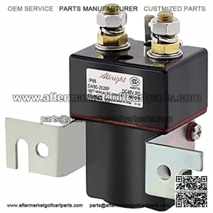 Golf Cart 48V Solenoid, 4 Terminal Solenoid Coil, for Club car 95-Up DS and 04-08 Precedent Golf Carts