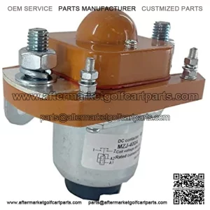 Contactor Solenoid, Golf Carts 48 Volt Heavy Duty 400 Amp Universal Contactor Solenoid for Club Car Golf Carts Replacement
