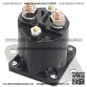 Golf Cart Solenoid for 1984 Newer Club Car DS Precedent, Clubcar Solenoid Replaces